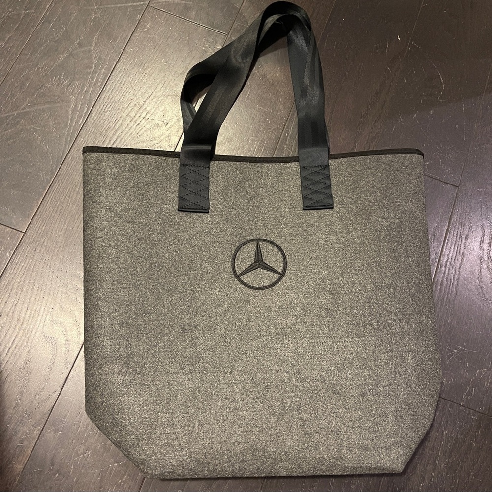 Mercedes-Benz Shopper Bag Tote Shopping Bag Grey Black Collection